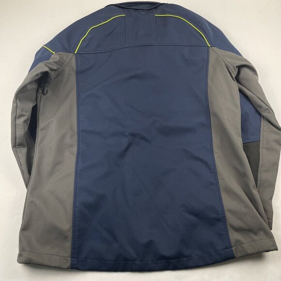 Alaska By Luly Yang Soft Shell Jacket Men’s L Oeko-Tex Horizon Full Zip Blue - Picture 2 of 12